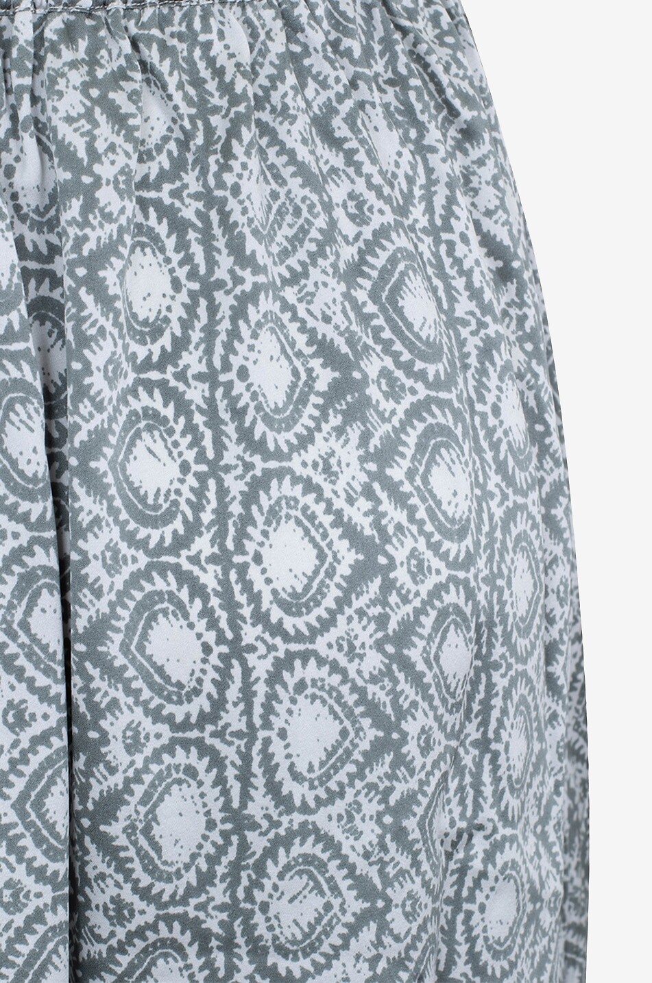 Ausgestellter Seidensatin-Midirock Fides