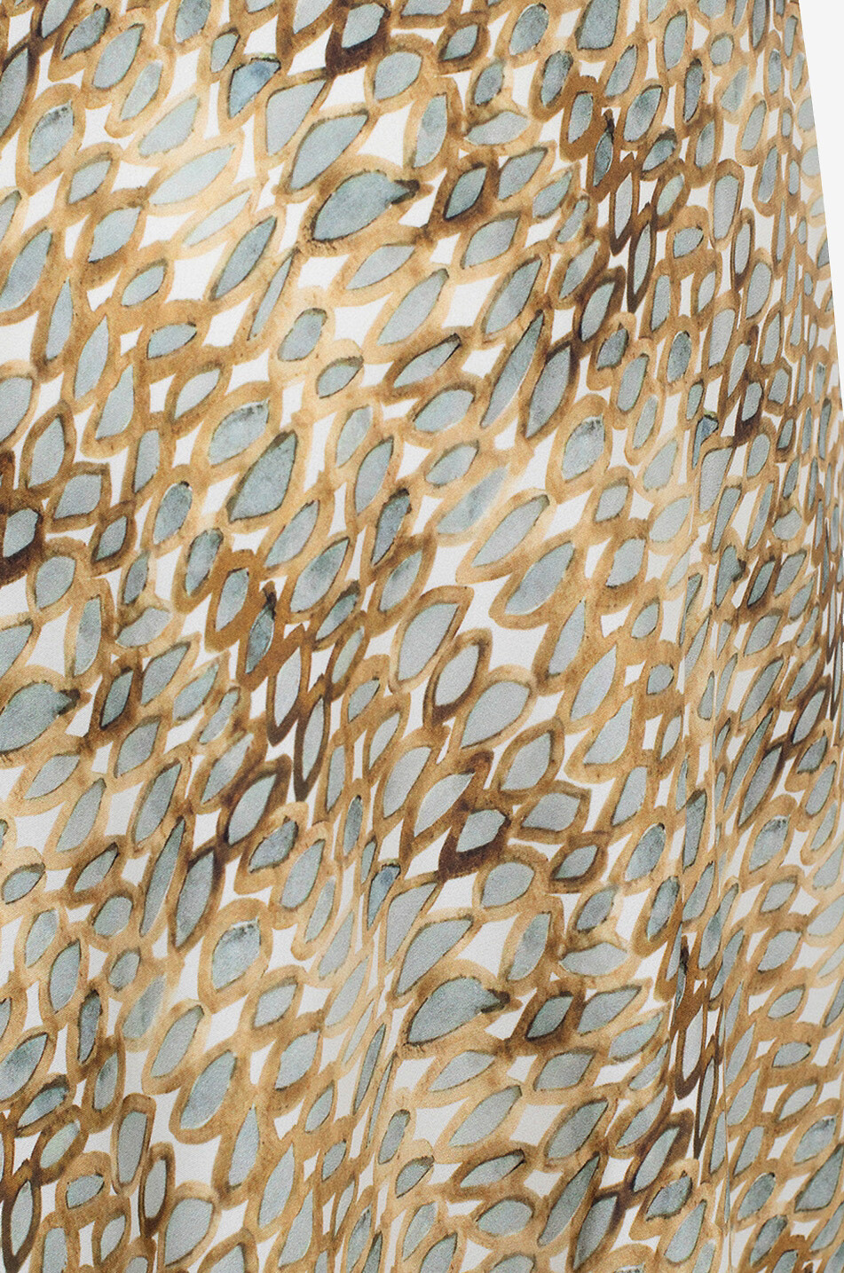 Jupe midi évasée en satin de soie Hanja