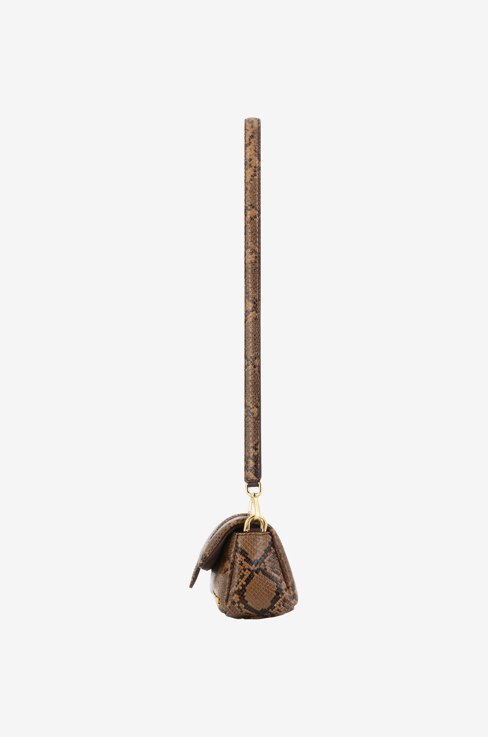 JACQUEMUS Le Petit Bambimou python-embossed leather mini shoulder bag Women LIGHT BROWN 4