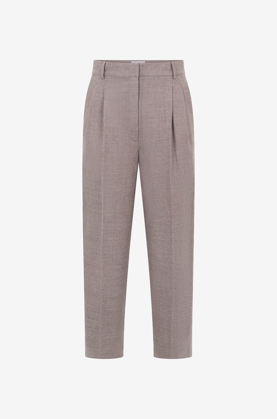 Verkürzte Karottenhose aus Wolle Grace