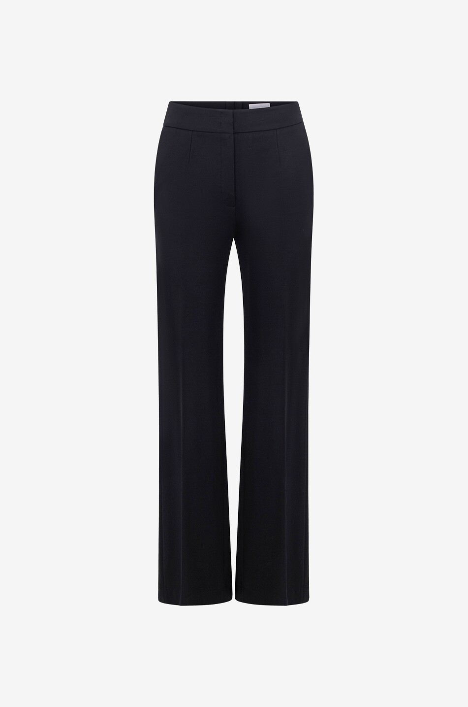 Hose mit weitem Bein und hoher Taille aus Milanojersey Dagmar