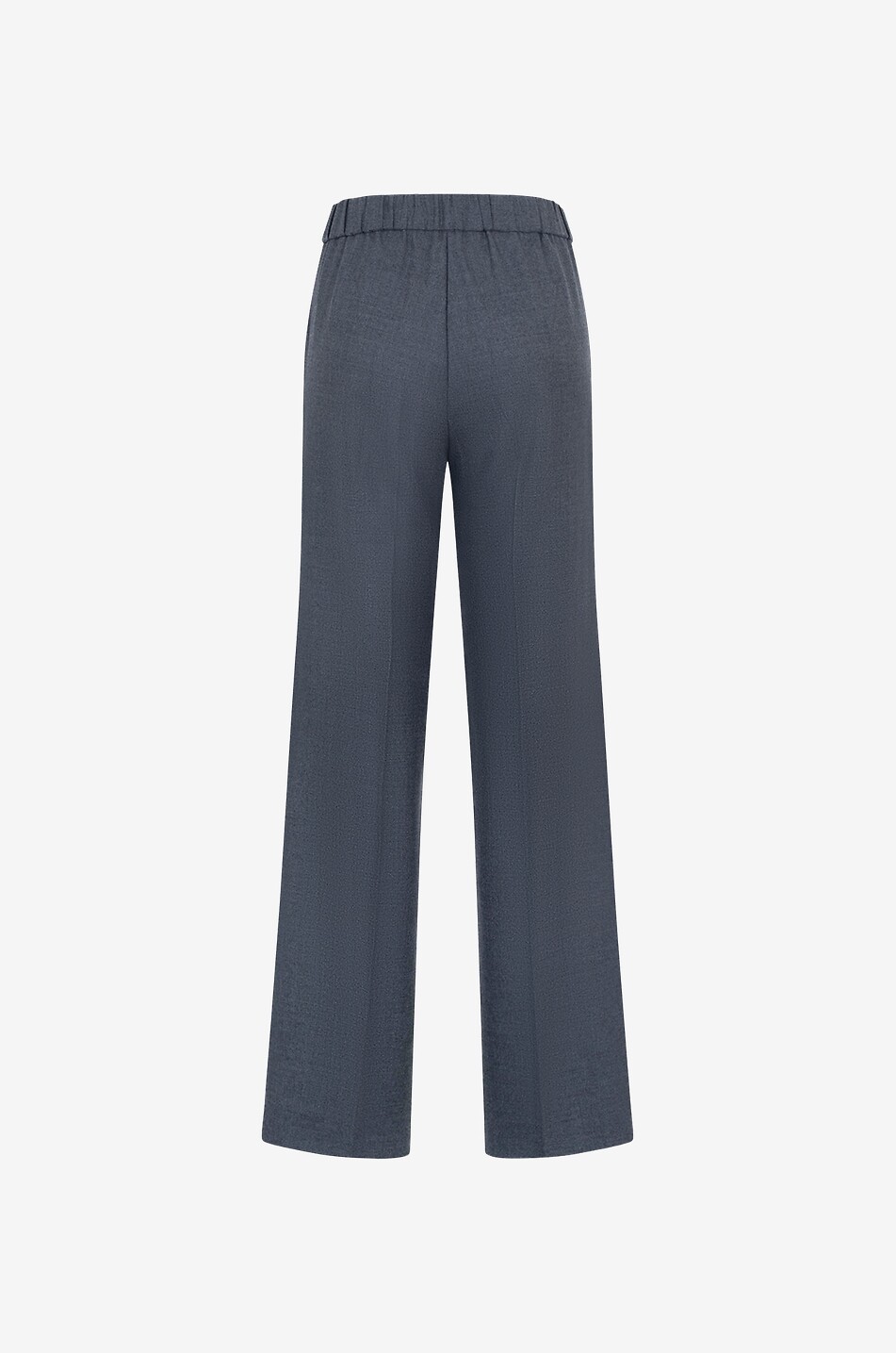 HEMISPHERE Wollhose mit hoher Taille und weitem Bein Gala Damen DUNKELGRAU 2