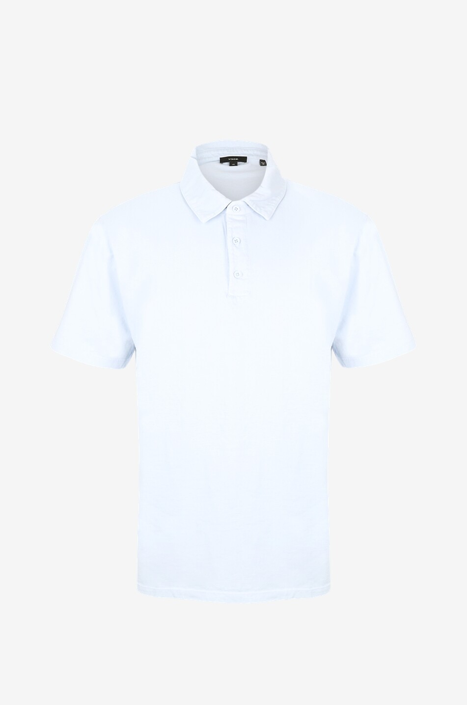 Garment Dyed cotton short-sleeved polo shirt
