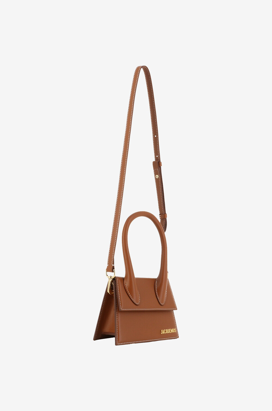 JACQUEMUS Handtasche aus Glattleder Le Chiquito Moyen Damen BRAUN 2