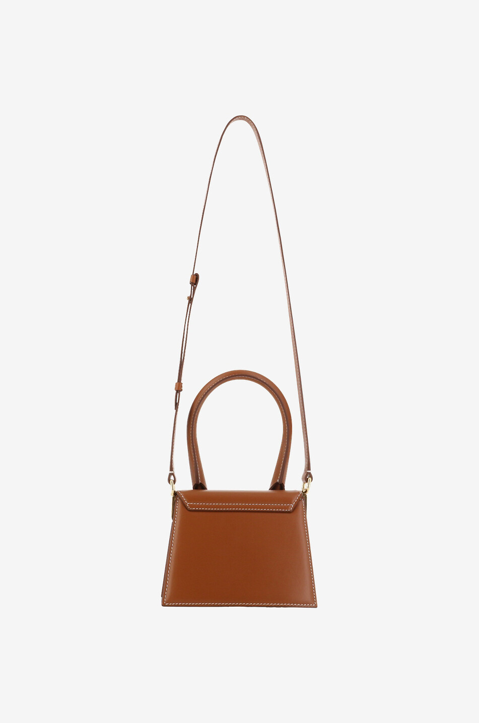 JACQUEMUS Handtasche aus Glattleder Le Chiquito Moyen Damen BRAUN 3