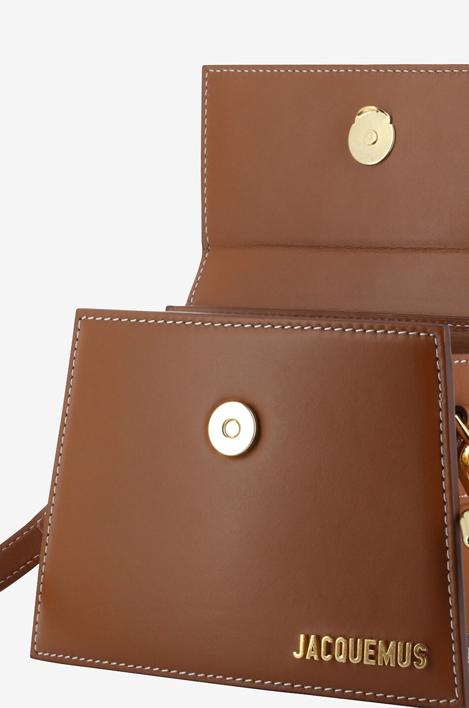 JACQUEMUS Handtasche aus Glattleder Le Chiquito Moyen Damen BRAUN 5