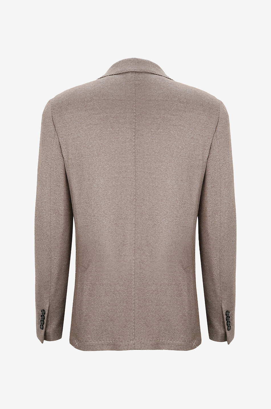 MAURIZIO BALDASSARI Einreihiger Blazer aus Kaschmir und Seide Herren Mittle beige 2