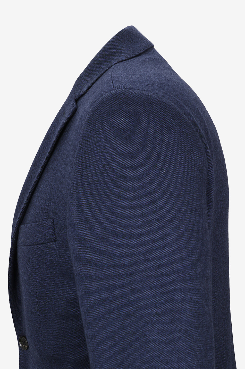 Blazer à boutonnage simple en cachemire et soie