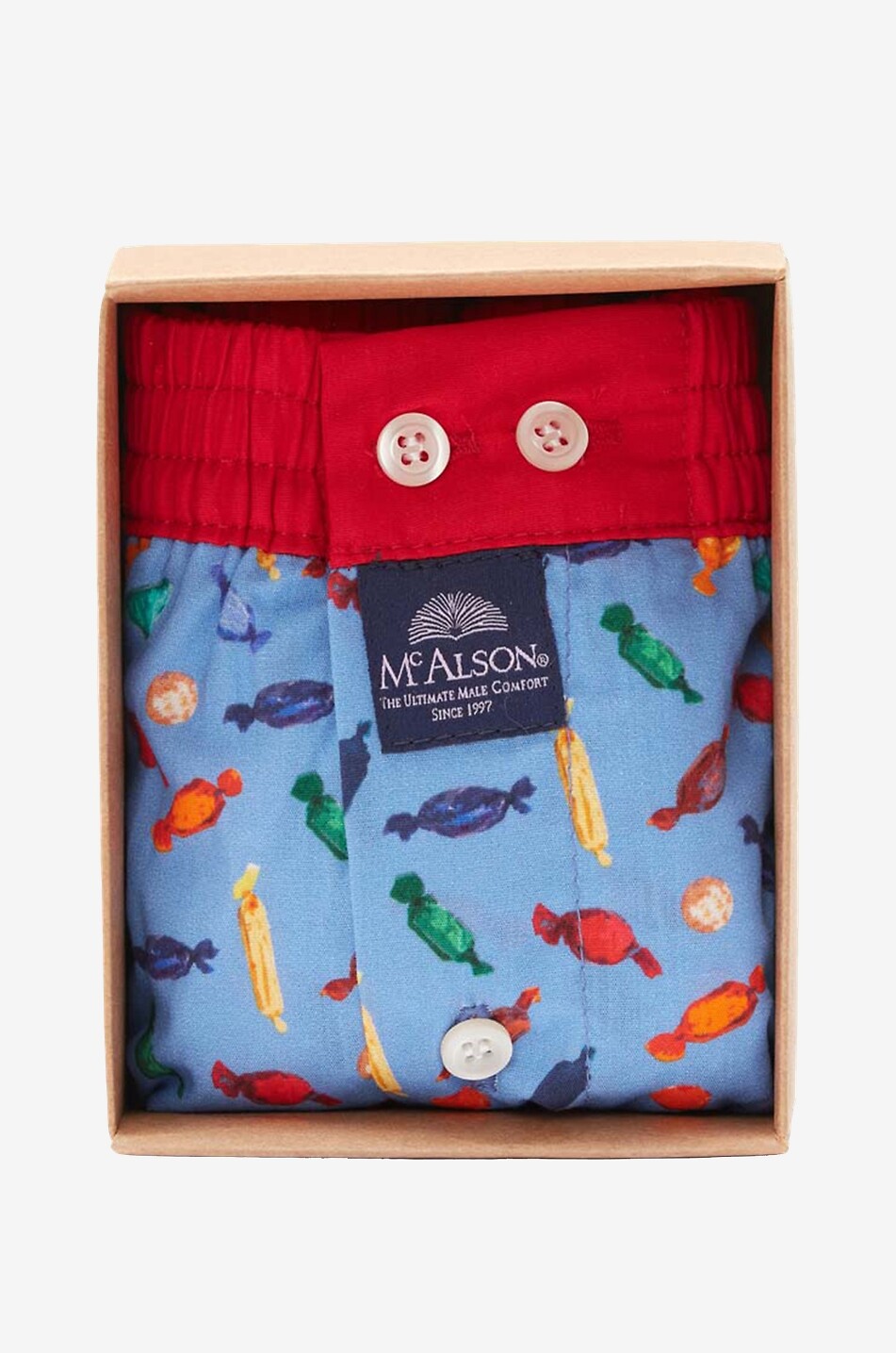 MC ALSON Caleçon en coton Bonbon Homme BLEU CLAIR 1