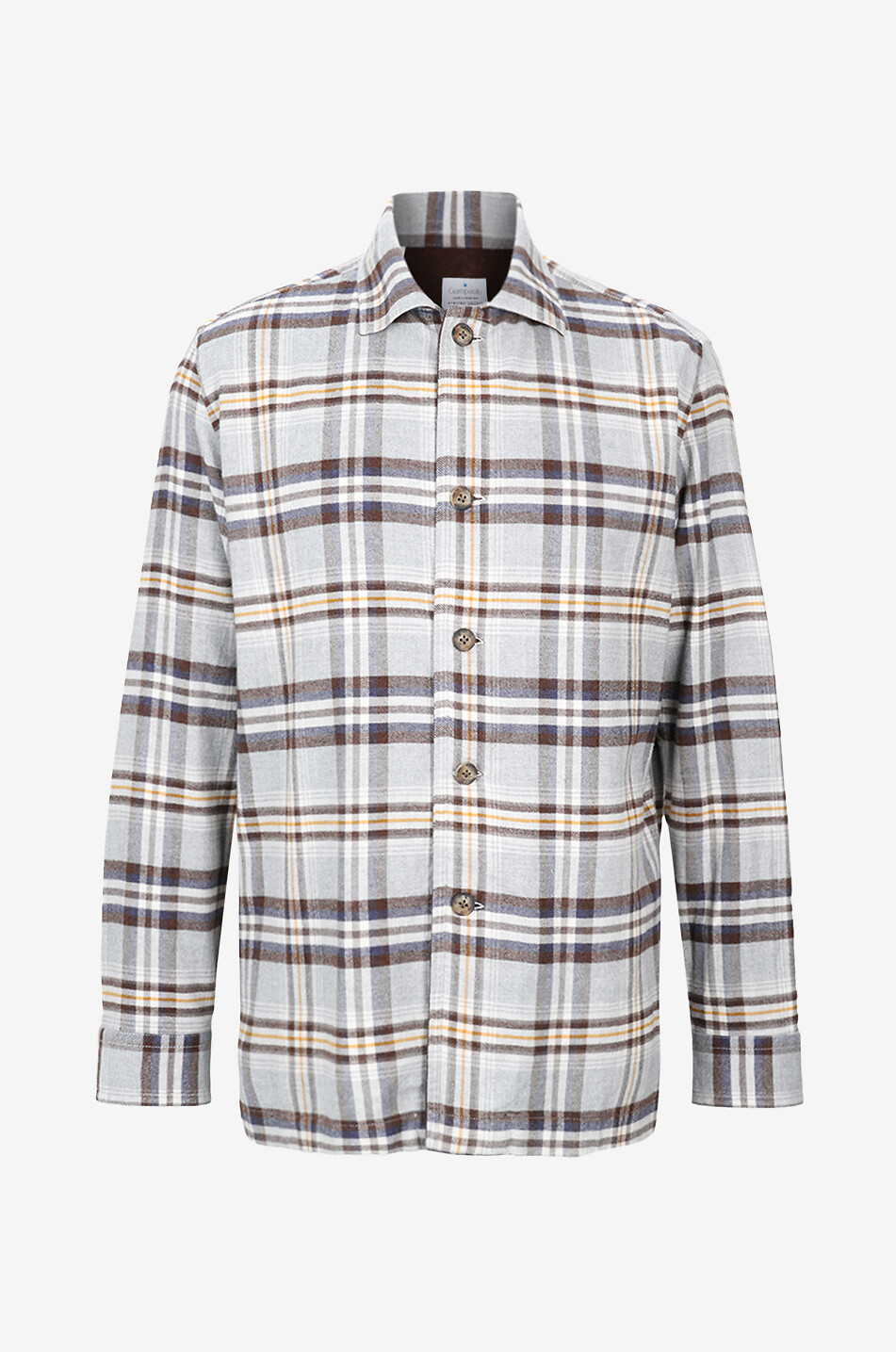 Checked flannel overshirt