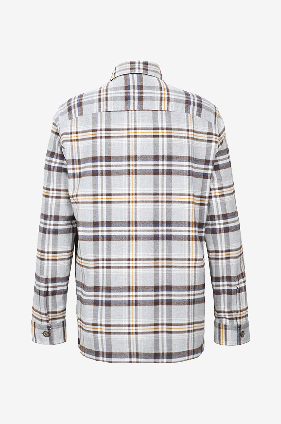 Checked flannel overshirt