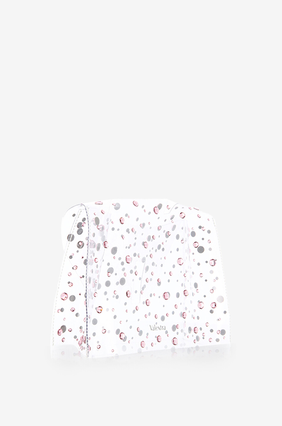 VALEXTRA Kristallbesetzte Regenhülle für Handtasche Raincoat Iside Micro Damen Farblos 2