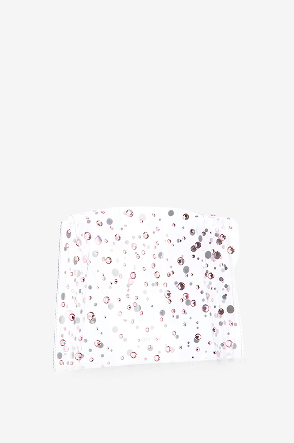 VALEXTRA Kristallbesetzte Regenhülle für Handtasche Raincoat Iside Micro Damen Farblos 3