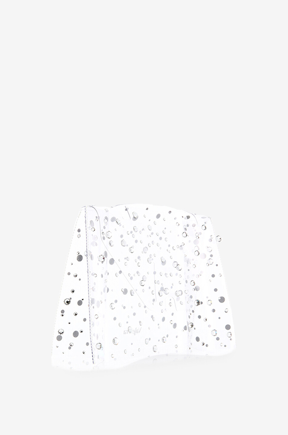 VALEXTRA Housse de pluie à cristaux pour sac à main Raincoat Iside Mini Femme Incolore 2