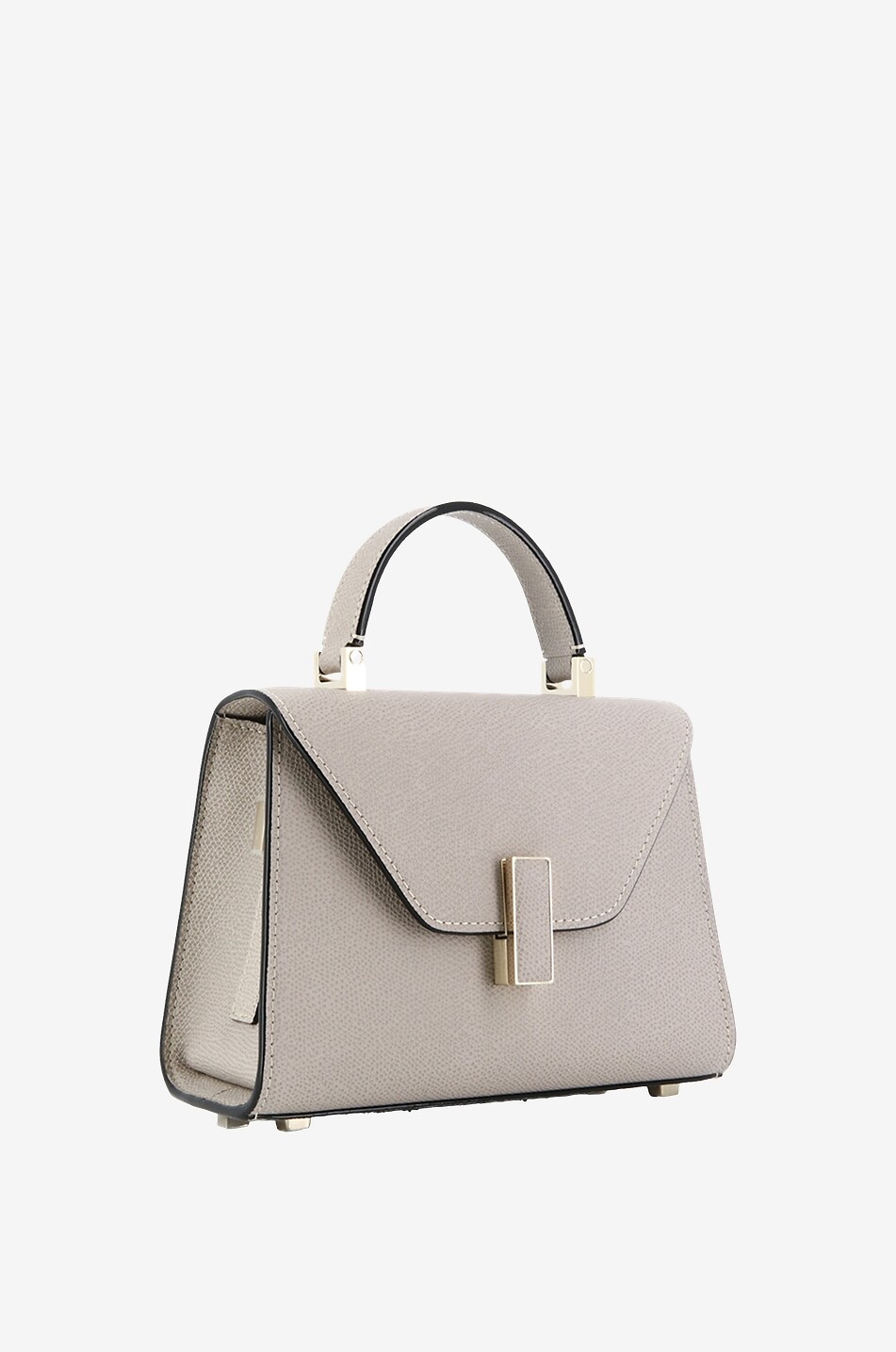 VALEXTRA Iside Micro grained leather handbag Women BEIGE 2