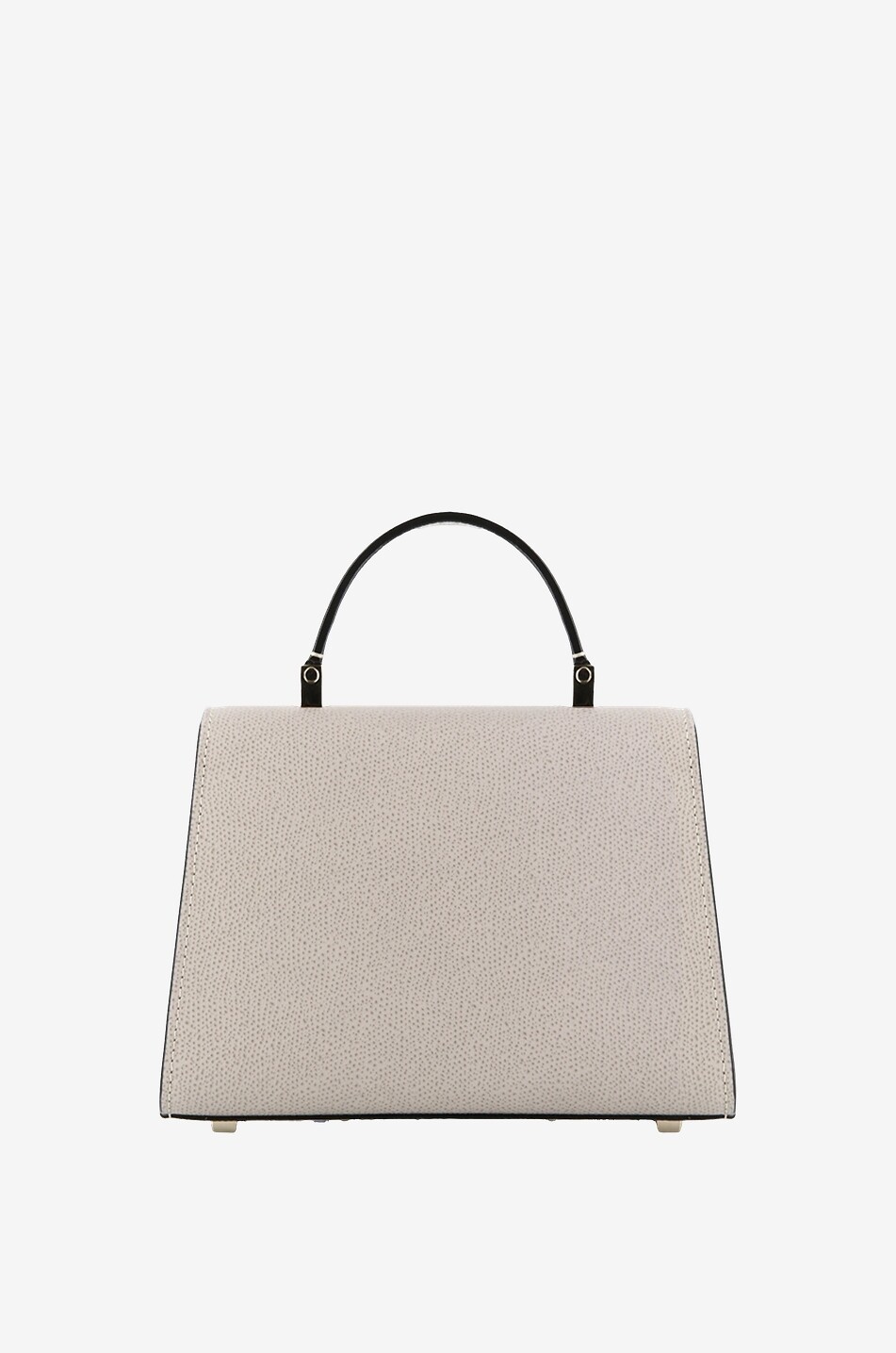 VALEXTRA Iside Micro grained leather handbag Women BEIGE 3