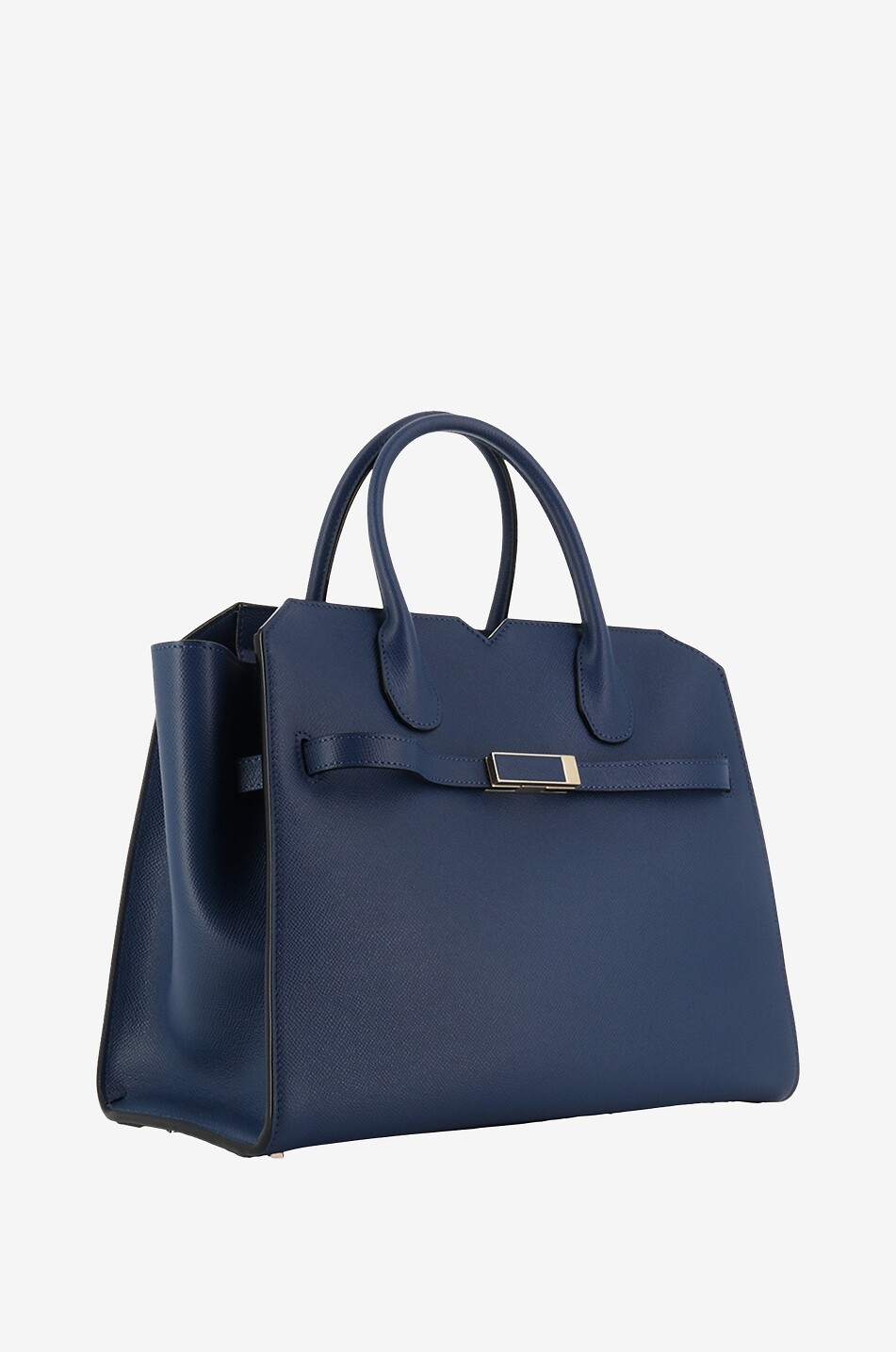 Milano Two Handles Medium grained leather handbag VALEXTRA