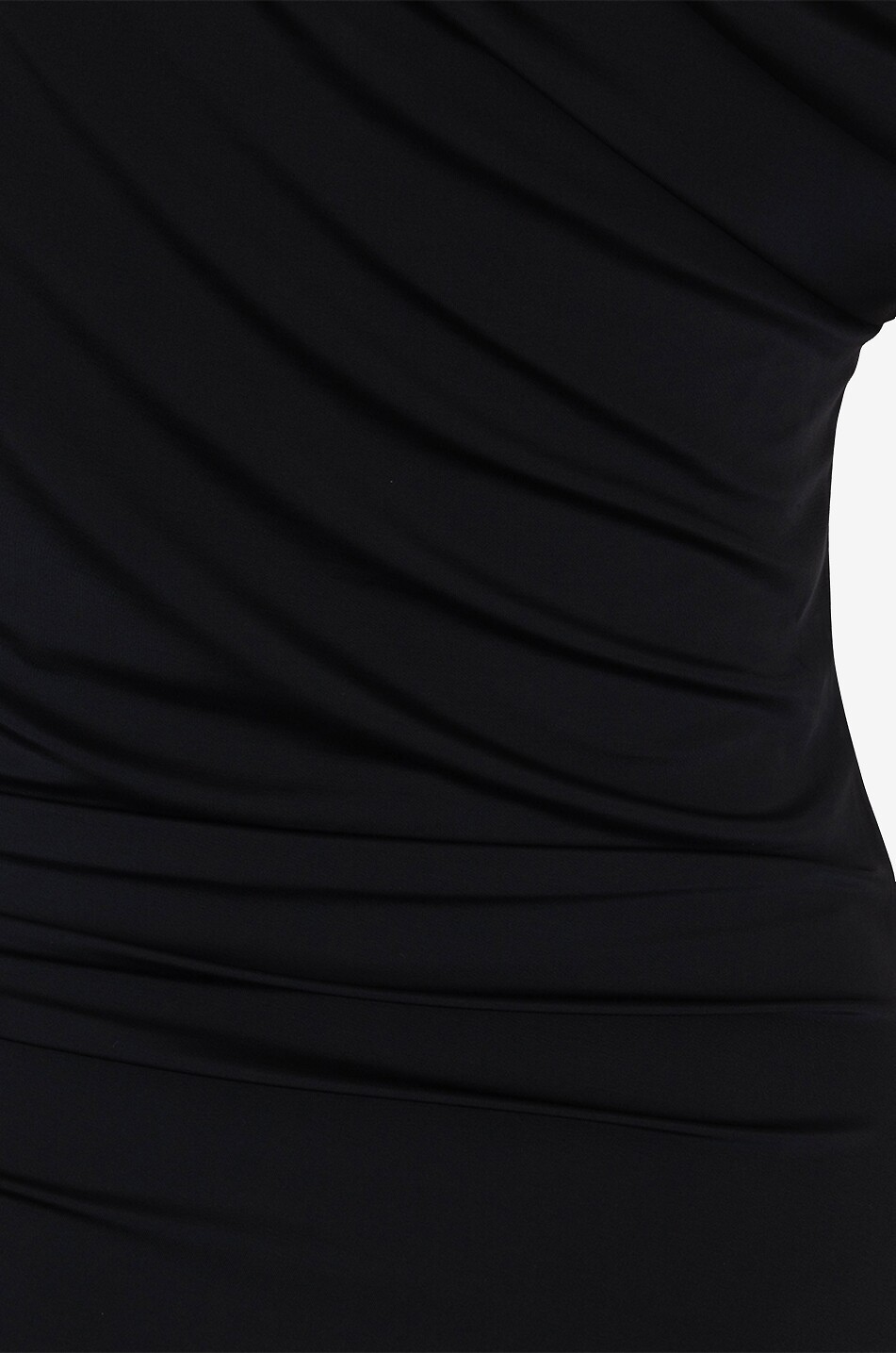 ALEXANDER McQUEEN Asymmetrisches One-Shoulder-Top Damen SCHWARZ 3