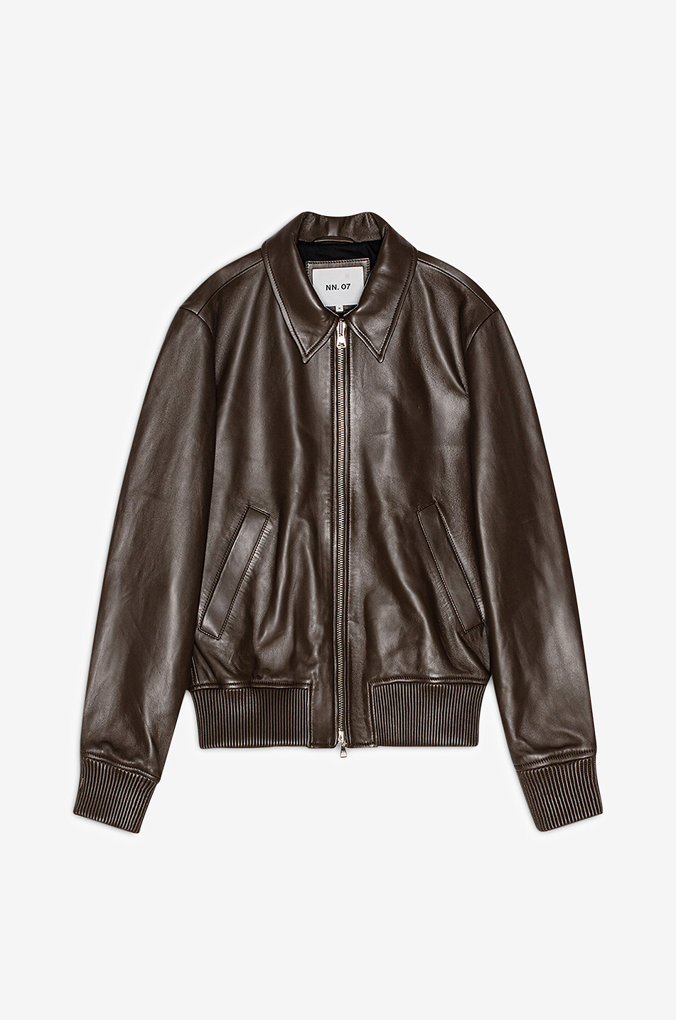 NN07 Florian nappa leather bomber jacket Men BROWN 1