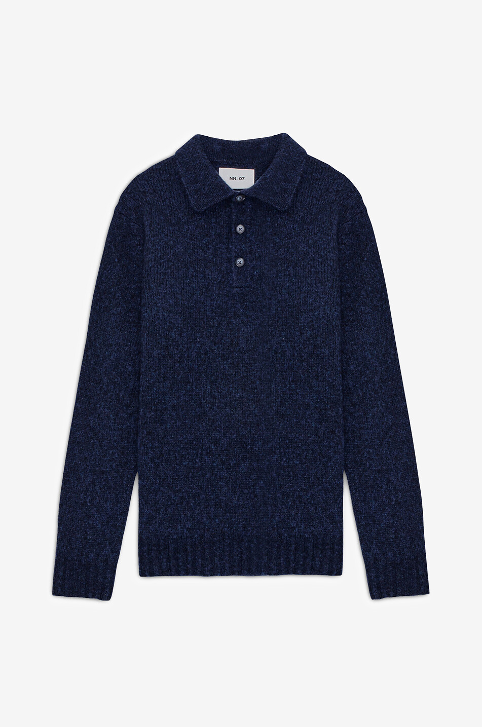 Langarm-Polopullover aus Merinowolle Lee