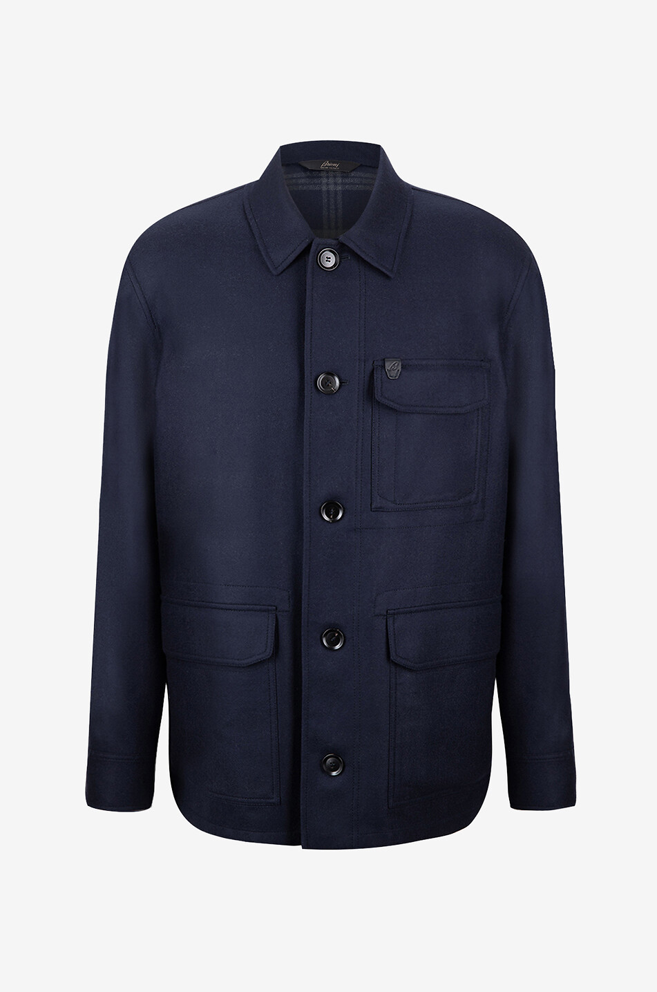 Wool and silk parka