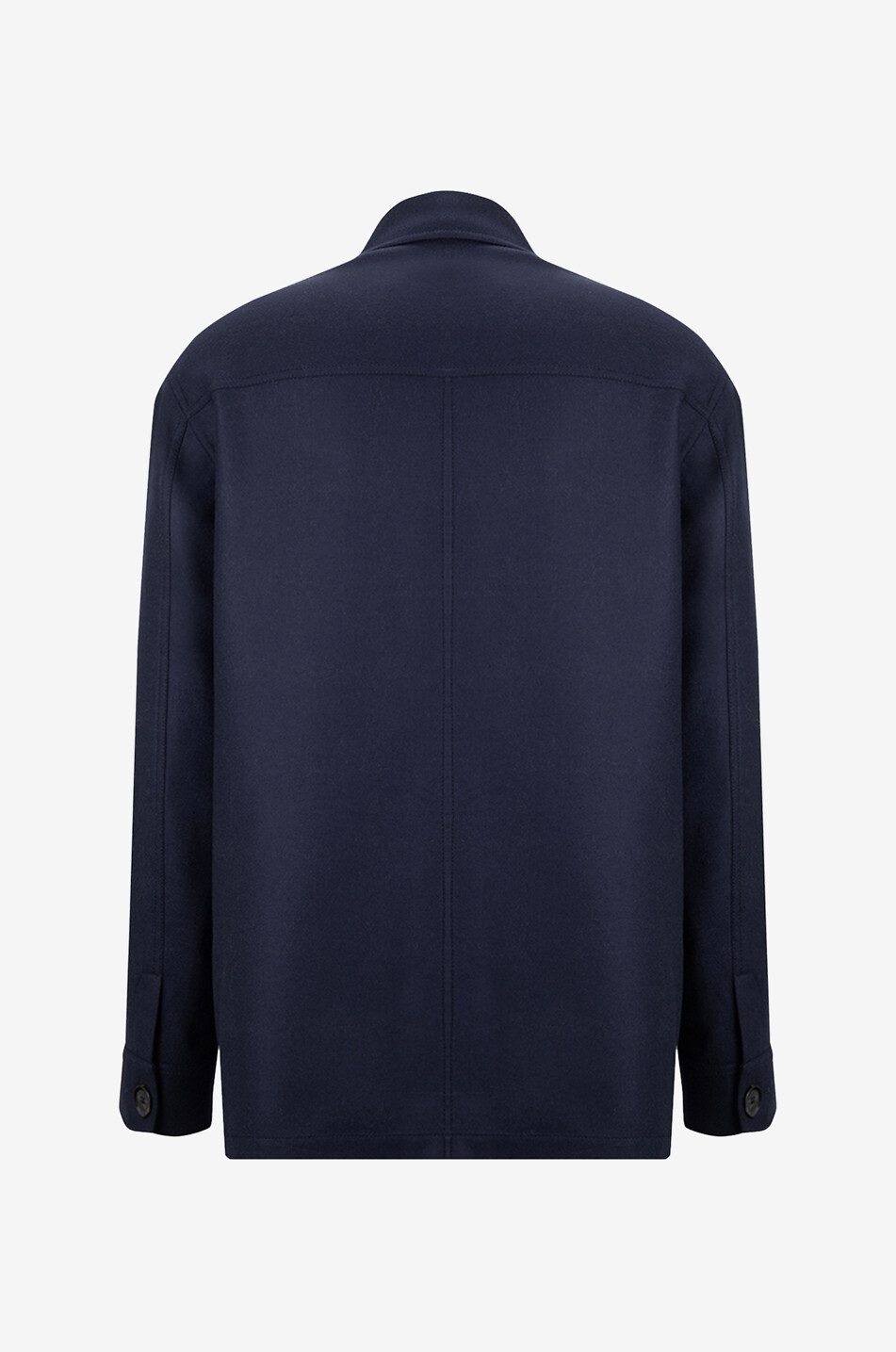 Wool and silk parka
