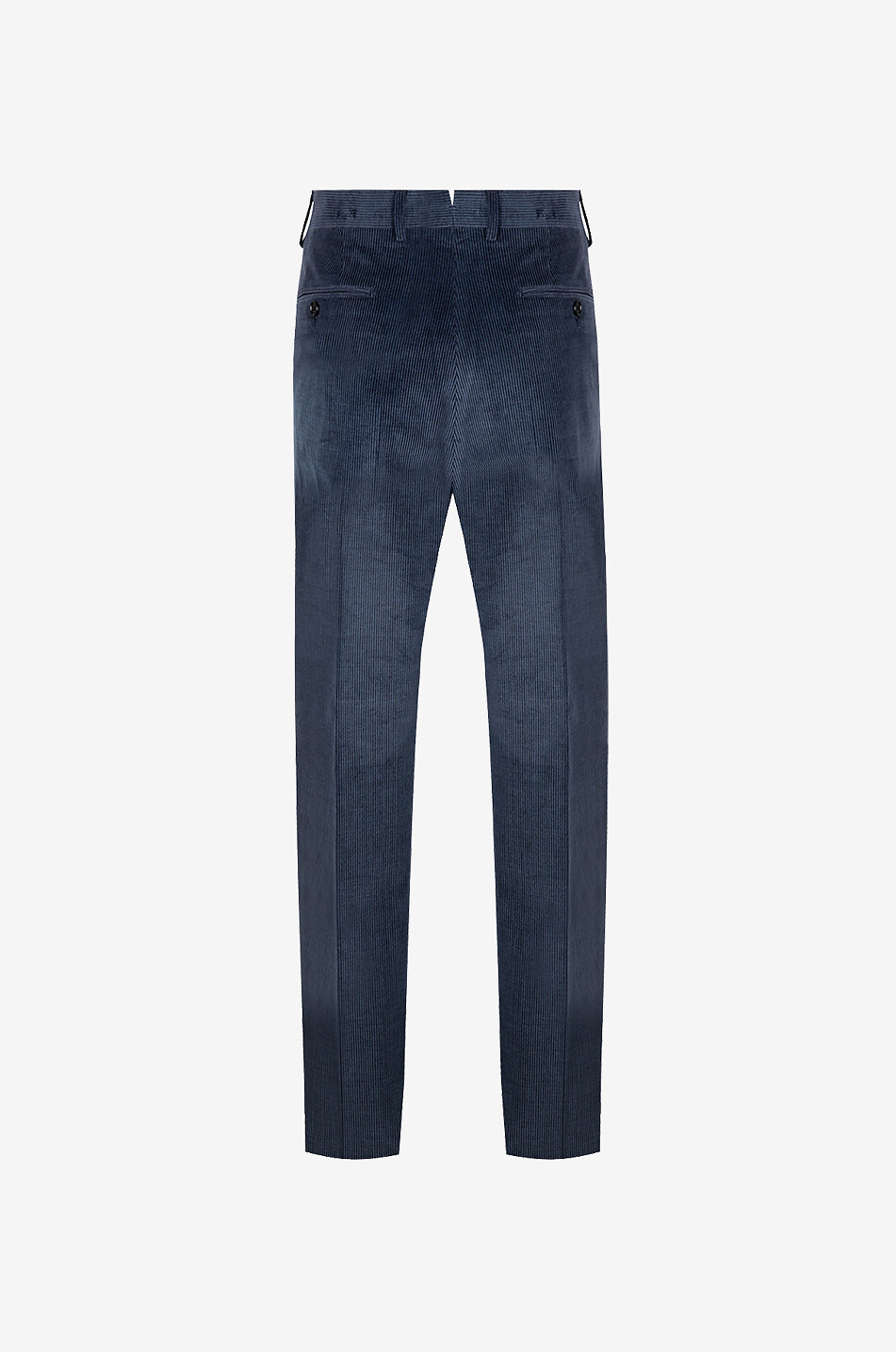 Cashmere and cotton corduroy trousers with waistband tucks
