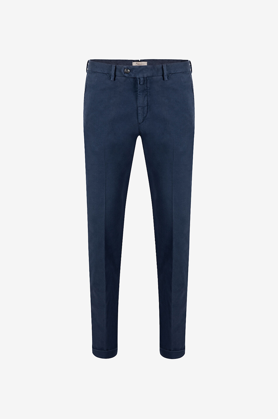 Slim-Fit-Chinohose aus Baumwolle und Kaschmir