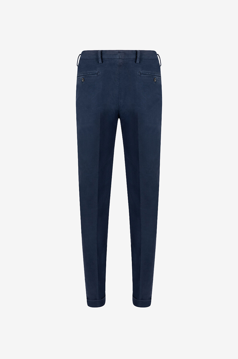 B SETTECENTO Slim-Fit-Chinohose aus Baumwolle und Kaschmir Herren DUNKELBLAU 2