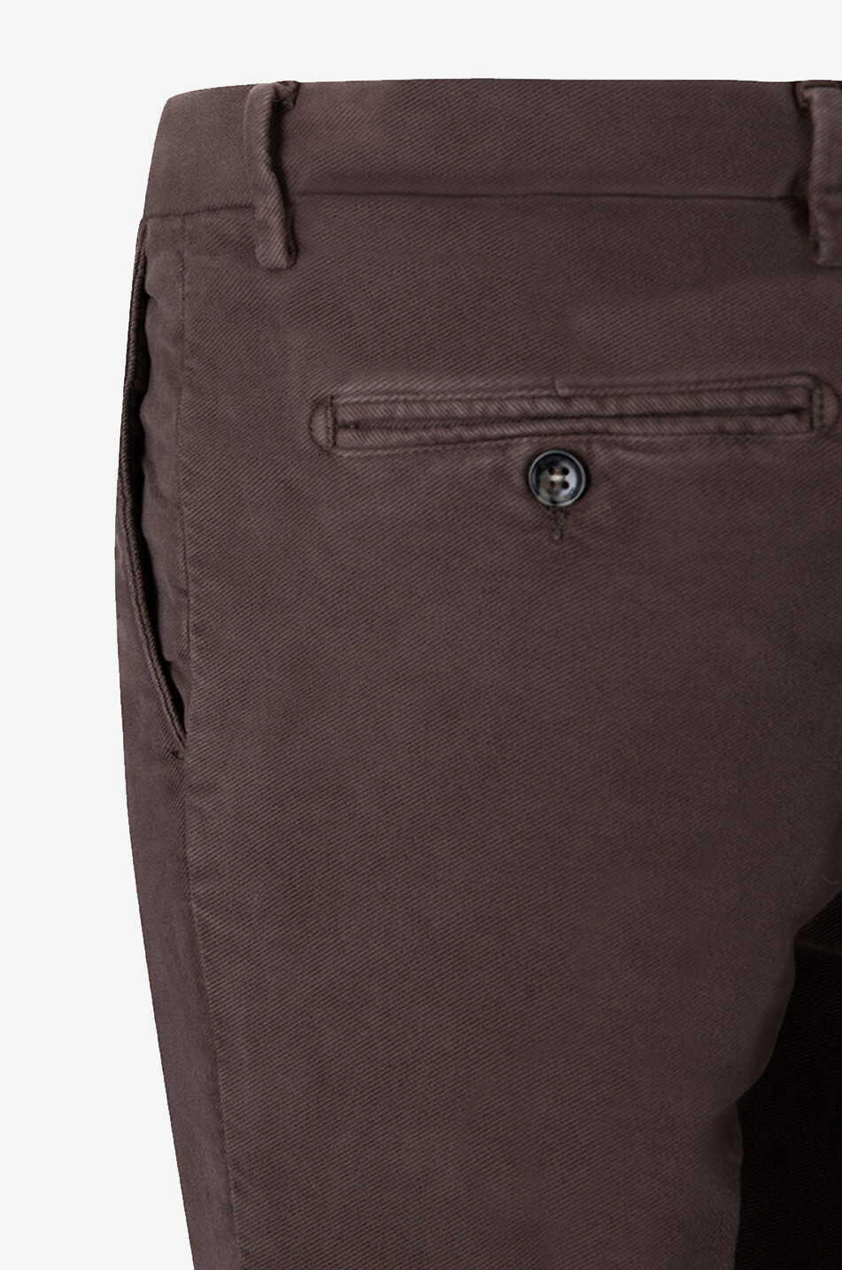 Slim-Fit-Chinohose aus Baumwolle und Kaschmir