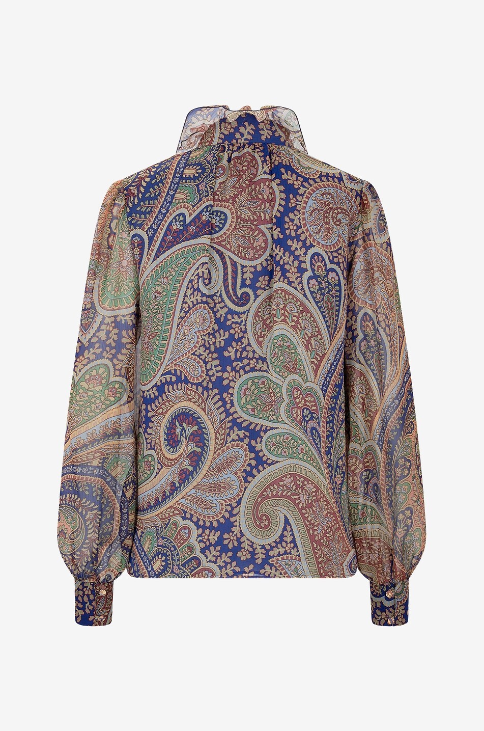 ETRO Gerüschte Georgette-Bluse mit Paisley-Print ETRO x BONGÉNIE Damen BUNT 2