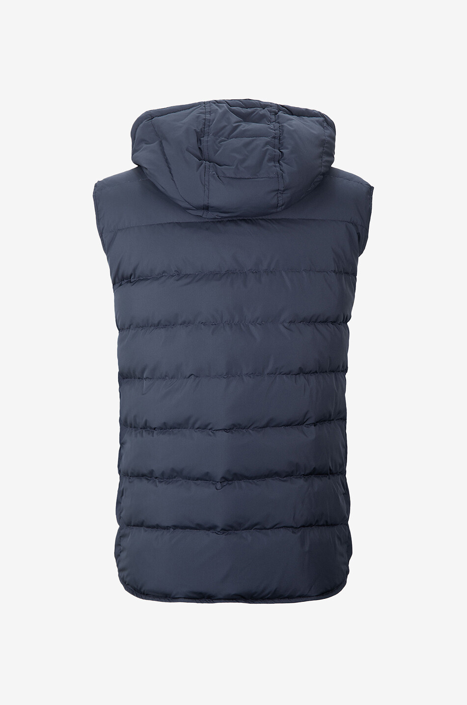 Ärmellose Daunenjacke mit Kapuze