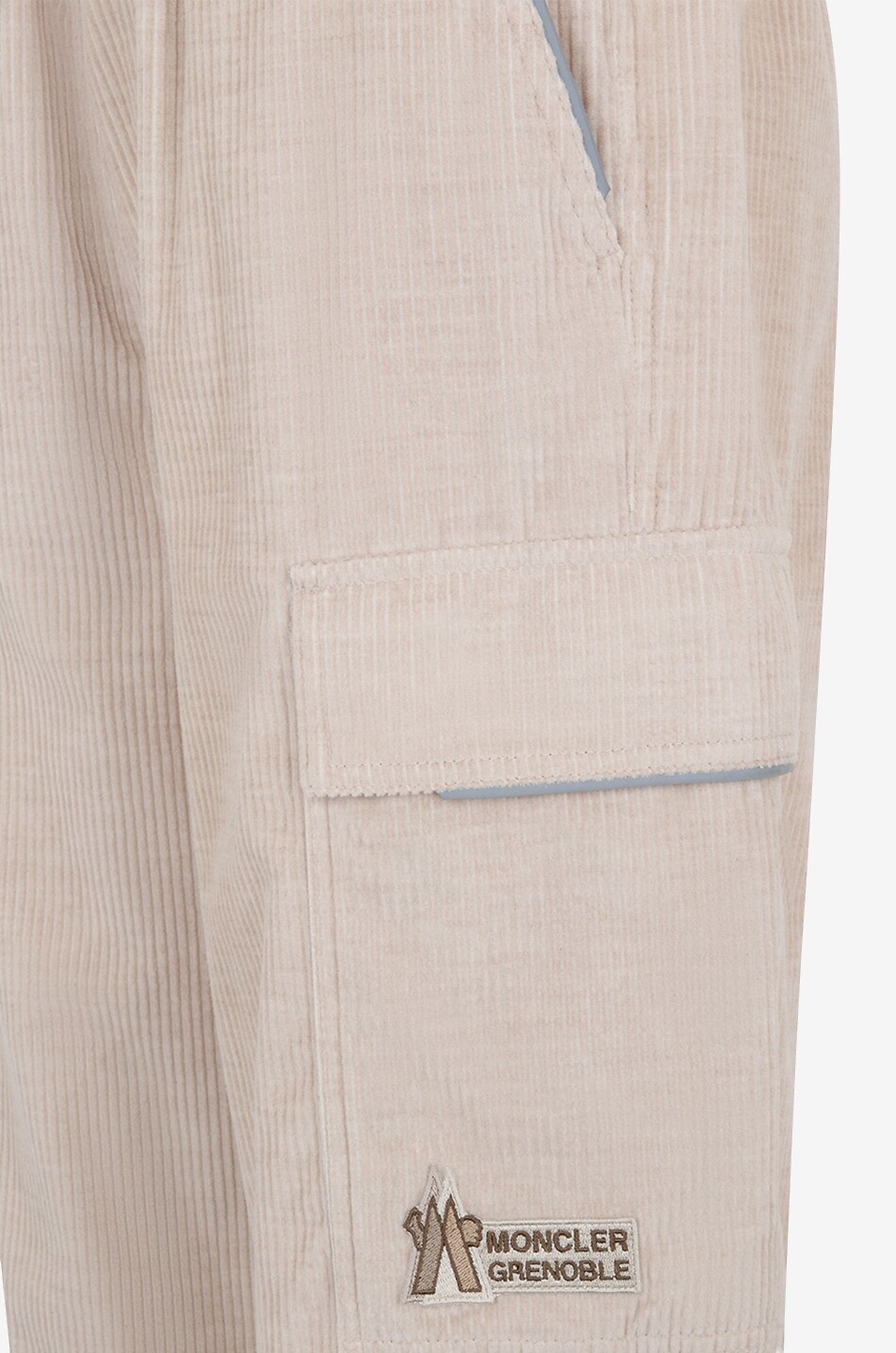 MONCLER GRENOBLE Cargohose aus Cord und Nylon mit reflektierenden Bändern Damen ROSA 3