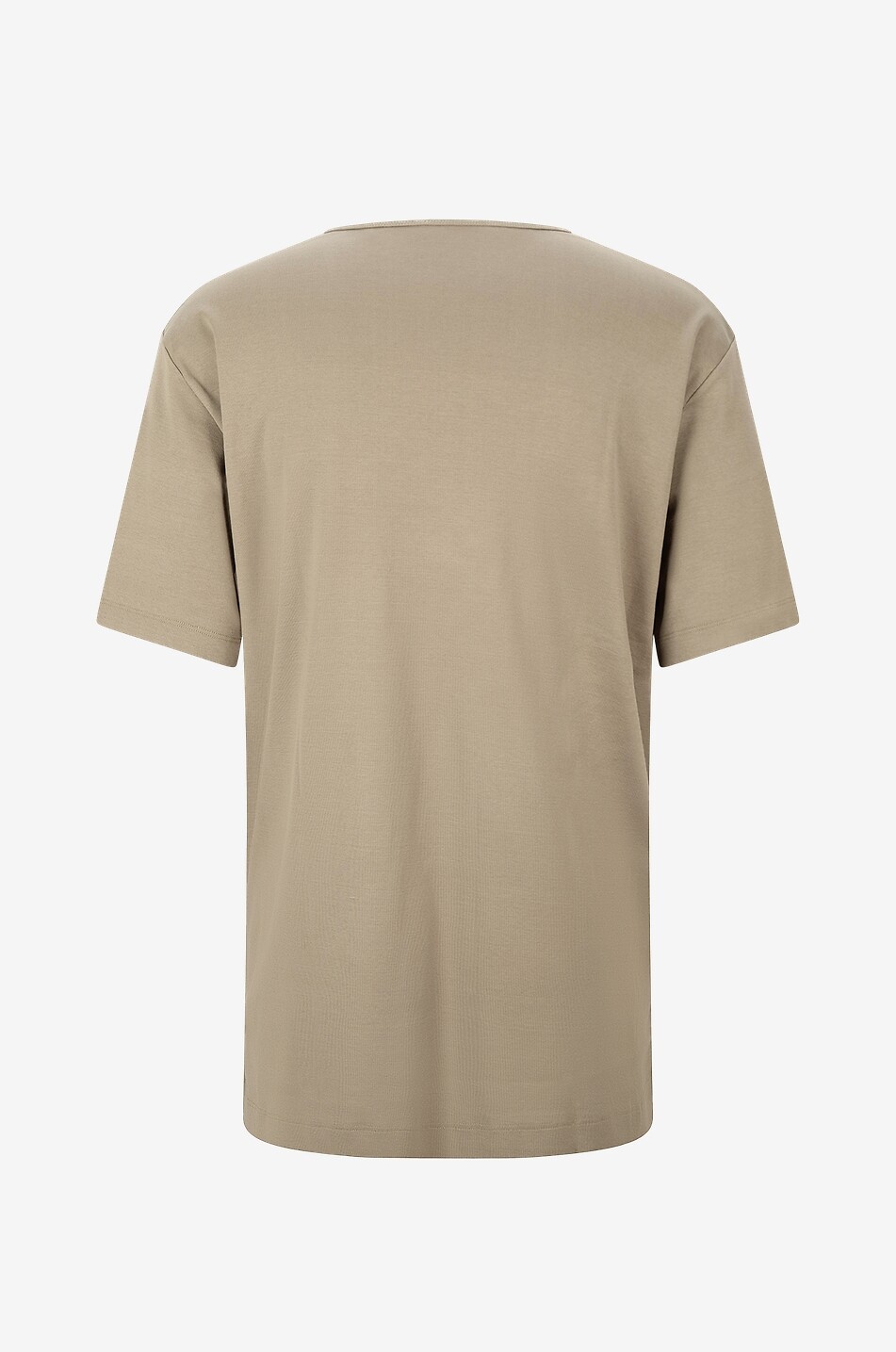 T-shirt côtelé à col U