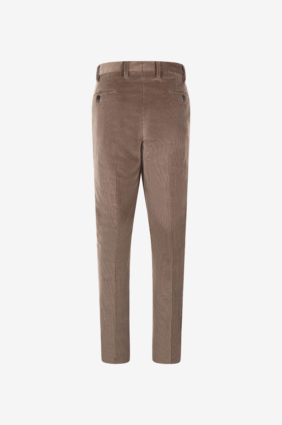 GERMANO Corduroy slim fit trousers Men BROWN 2