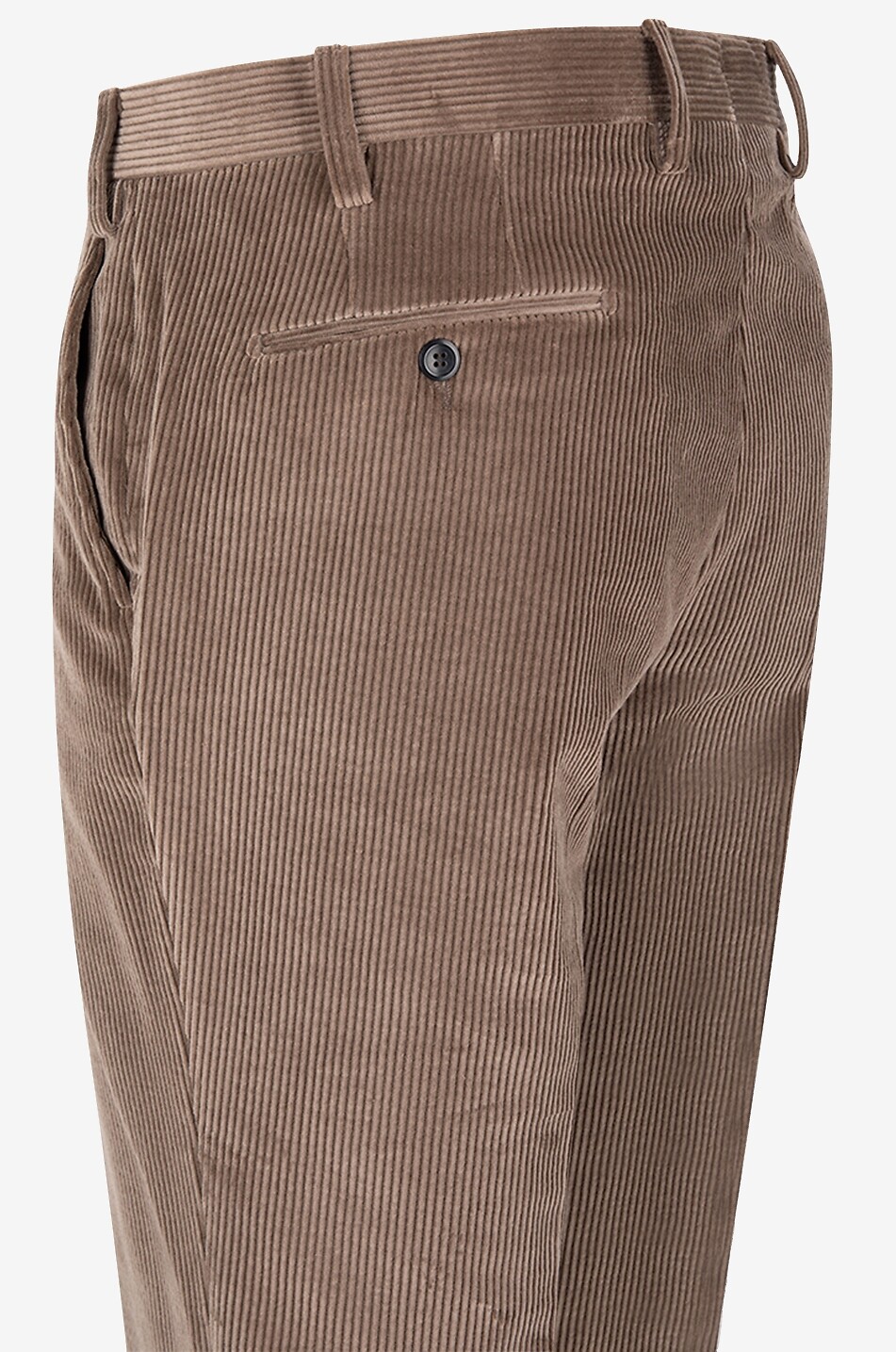 GERMANO Corduroy slim fit trousers Men BROWN 3