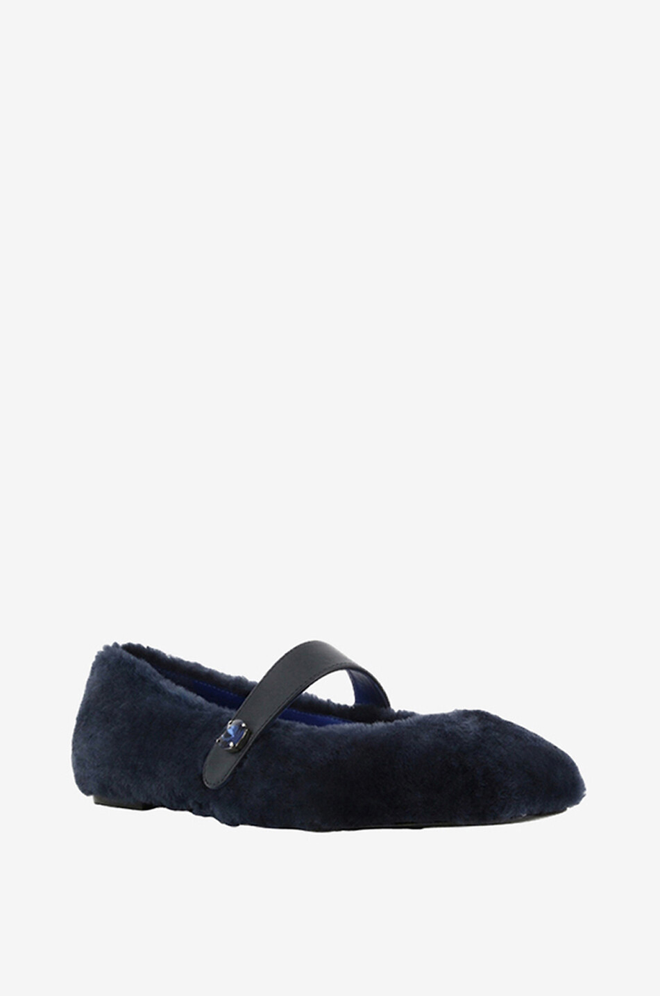 ROBERTO FESTA X BONGÉNIE Ballerines babies en fourrure synthétique Connys Femme BLEU 1
