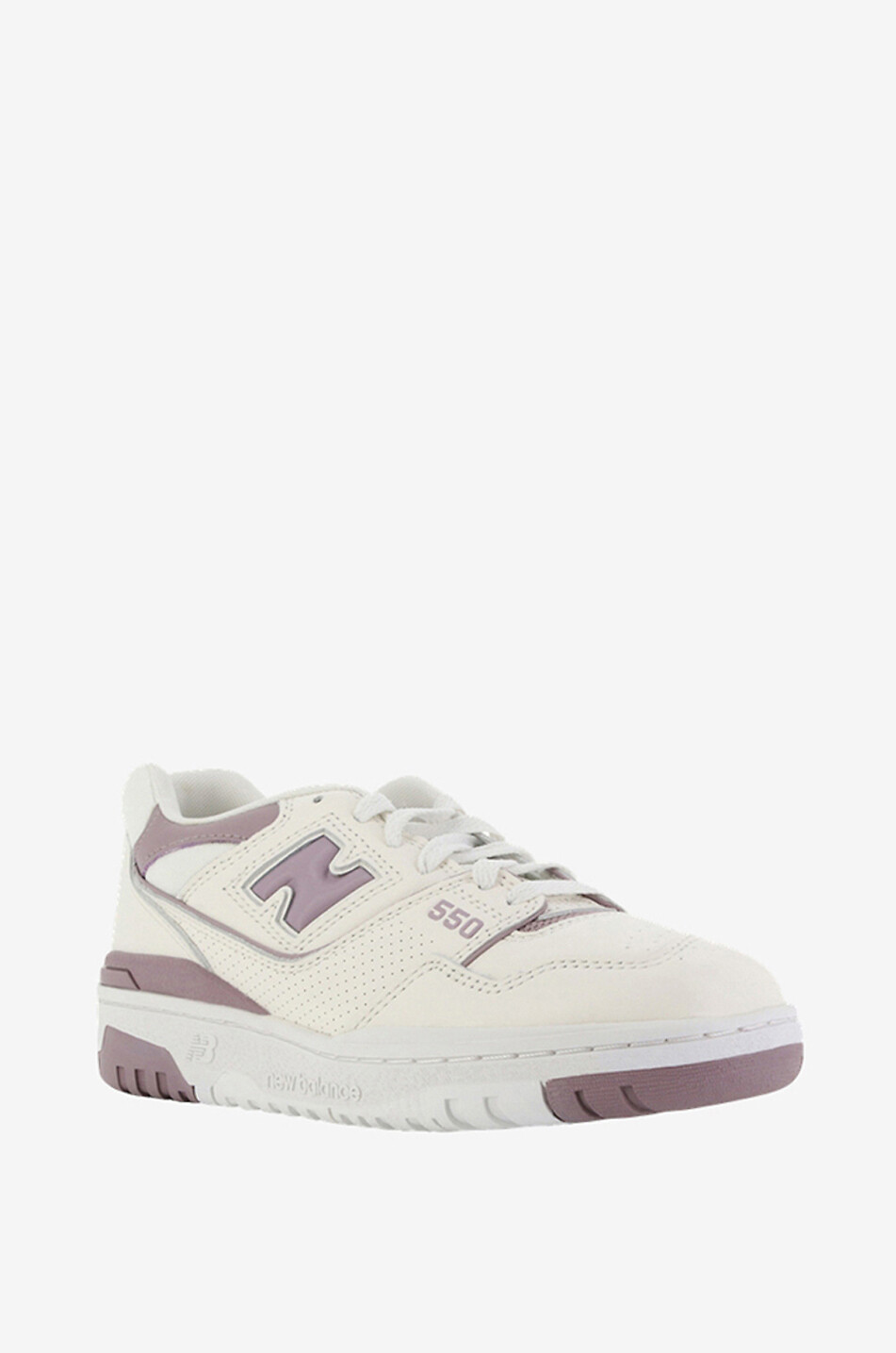 NEW BALANCE Niedrige Sneakers aus Leder BBW550 Damen VIOLETT 1