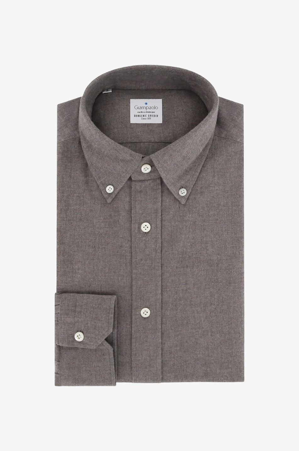Chemise à manches longues en flanelle de coton