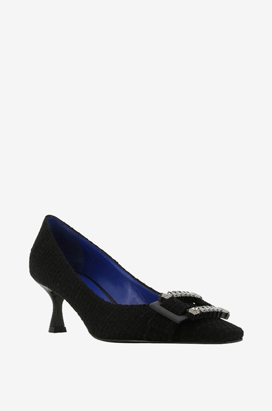 Tweed-Pumps mit Kristallen Only 50