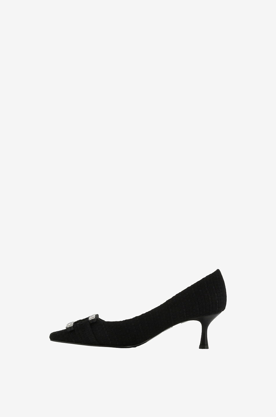 Tweed-Pumps mit Kristallen Only 50