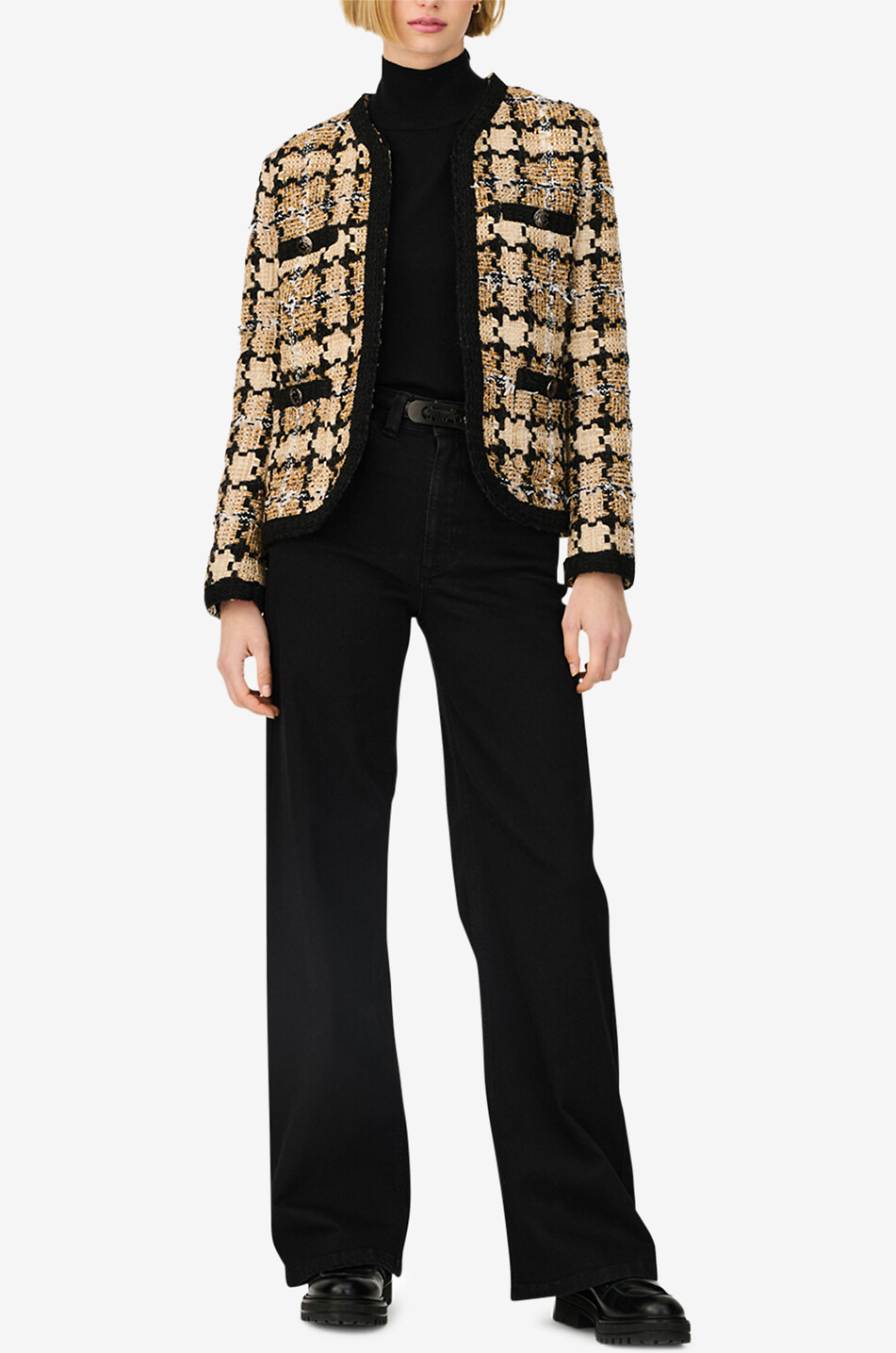 Karierte Tweedjacke Tahia