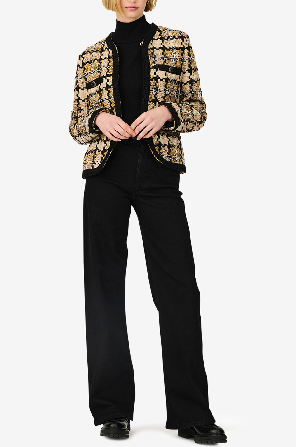 Karierte Tweedjacke Tahia