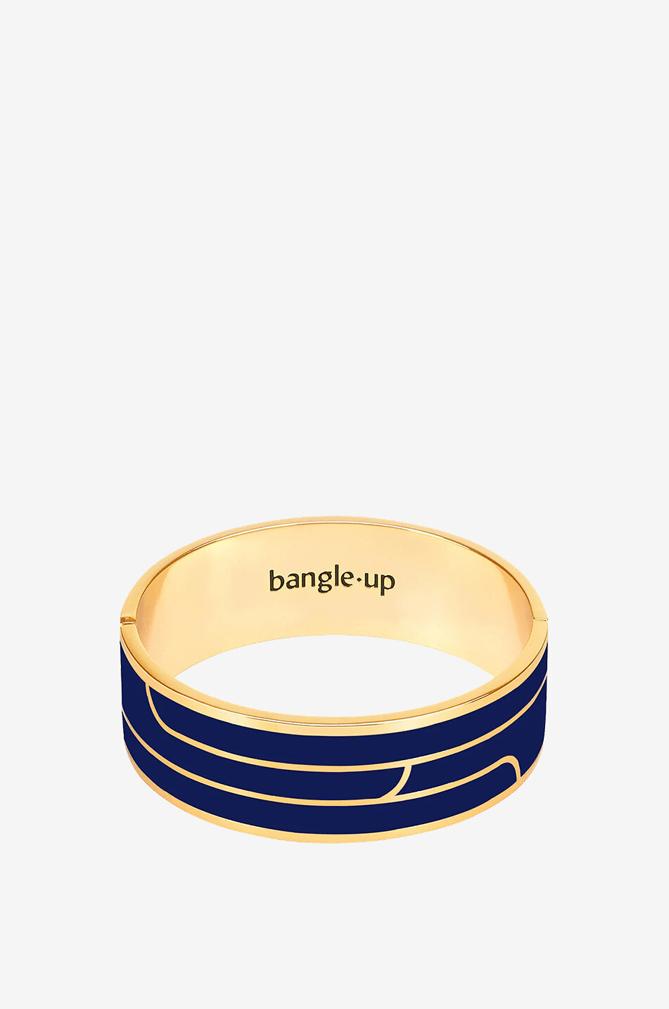 Emaillierter Armreif Gaya Bleu Nuit - 2 cm - T1