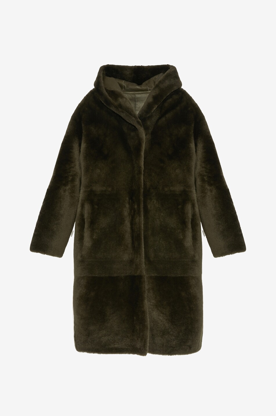 Wendbarer Mantel aus Lammshearling Lacon Amazonie