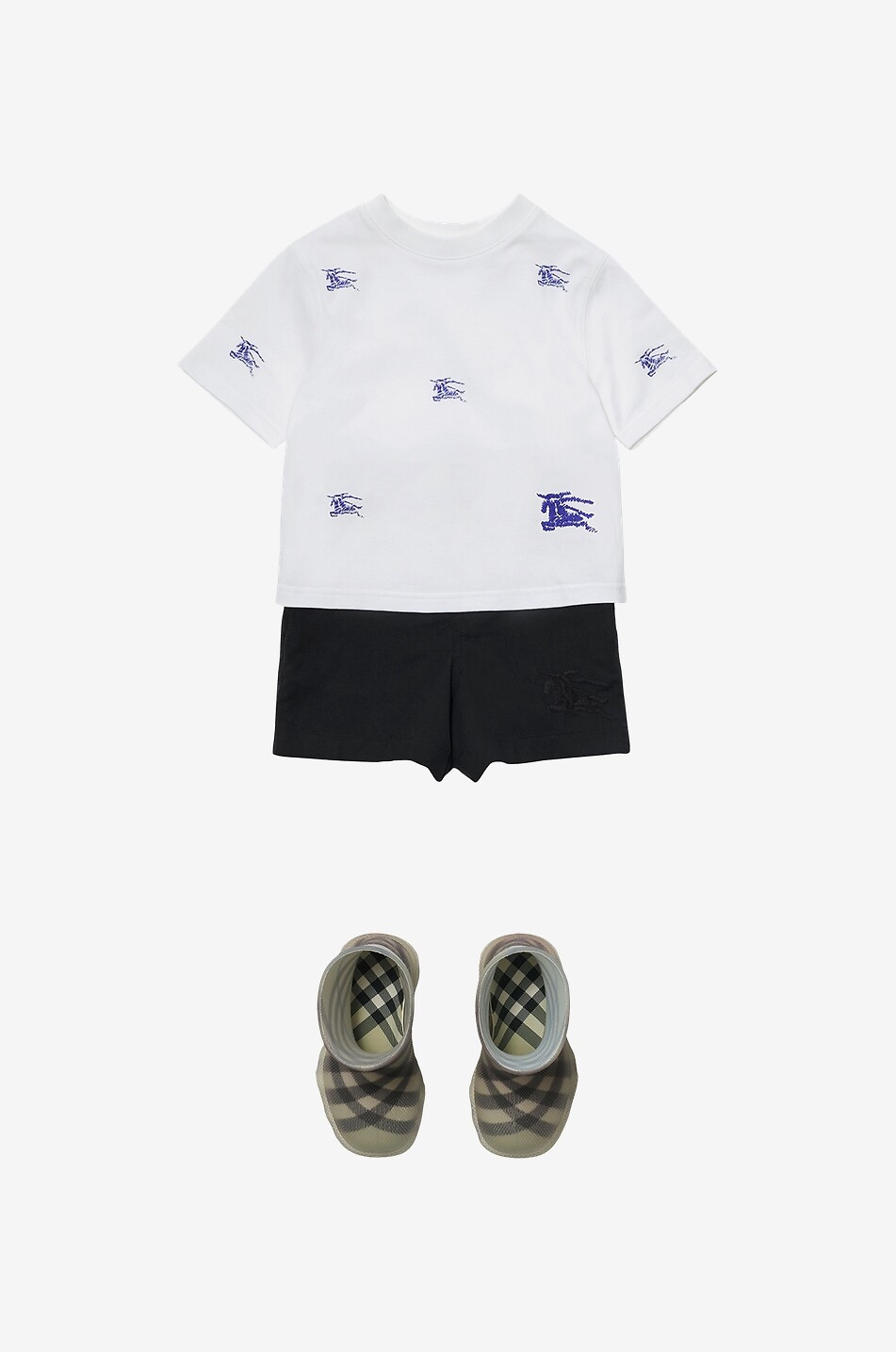 Besticktes Baby-Kurzarm-T-Shirt EKD