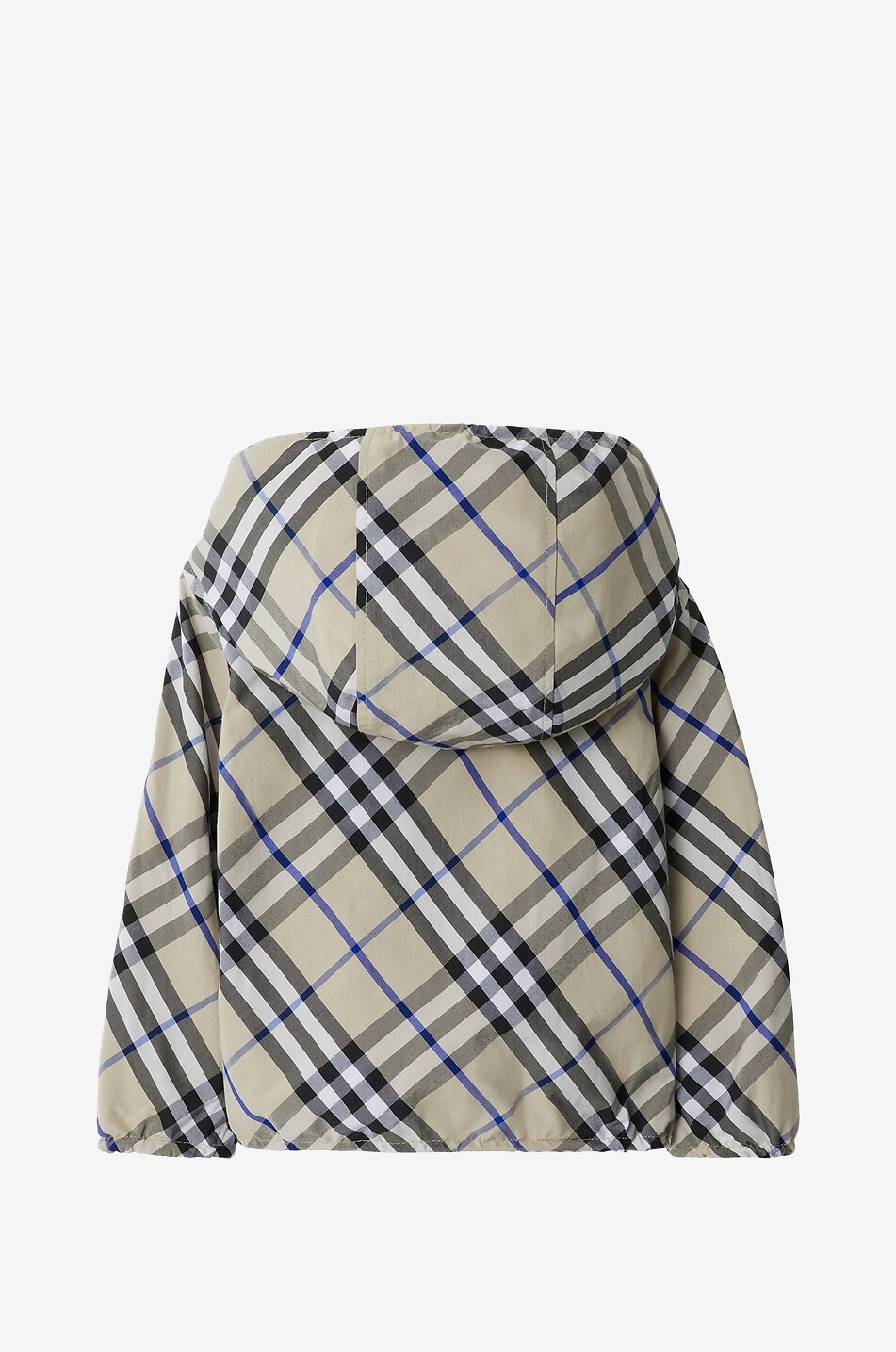 BURBERRY Wendbare Baby-Kapuzenjacke Check Baby Hellbeige 3