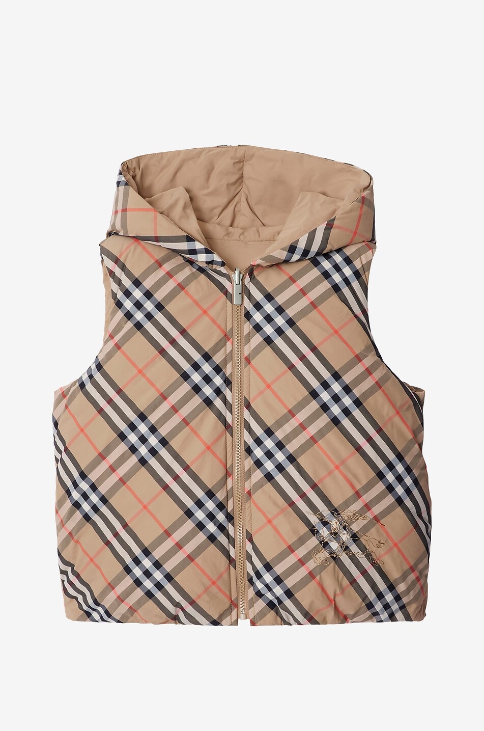 Gilet en duvet réversible garçon Check