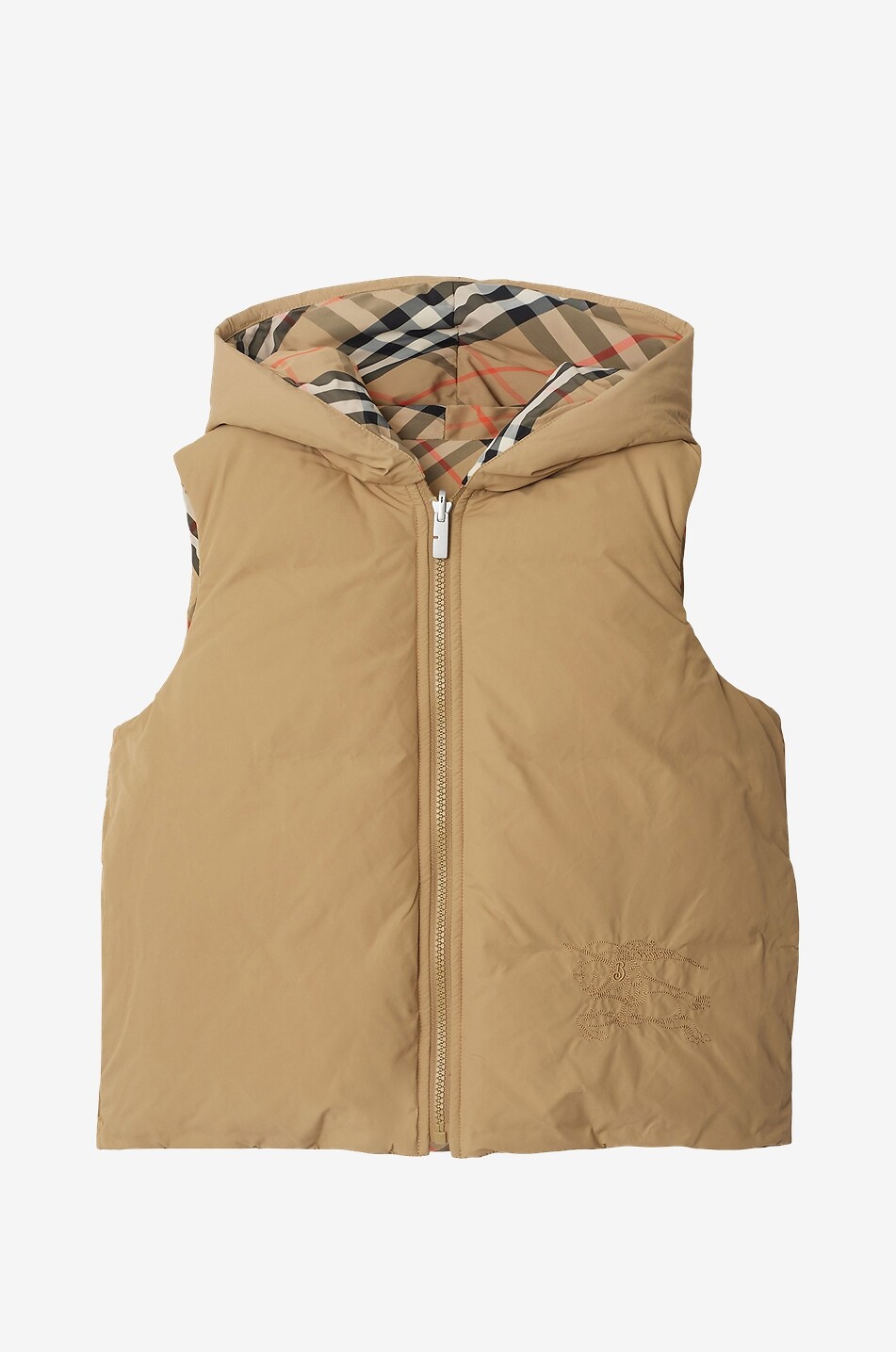 Gilet en duvet réversible garçon Check