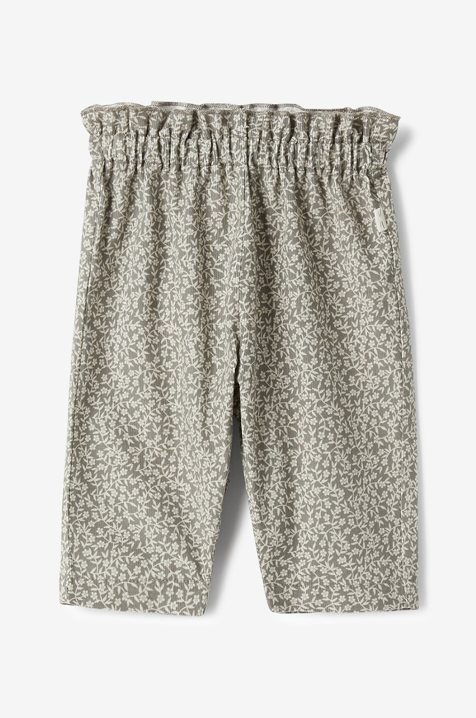 Pantalon fleuri en coton bébé